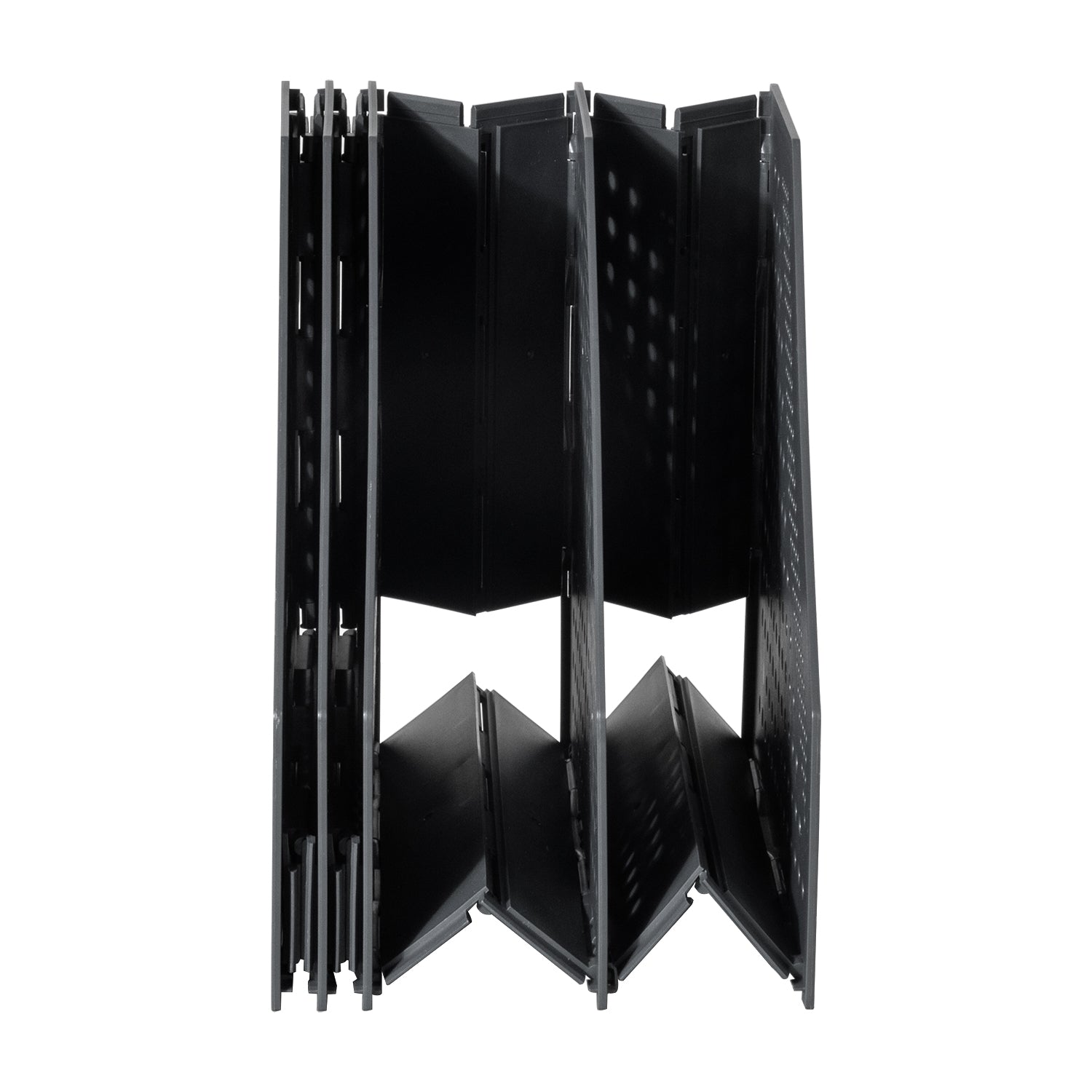 Deli Organisateur de dossiers à trois volets, rangement de bureau, gris foncé, 1 unité