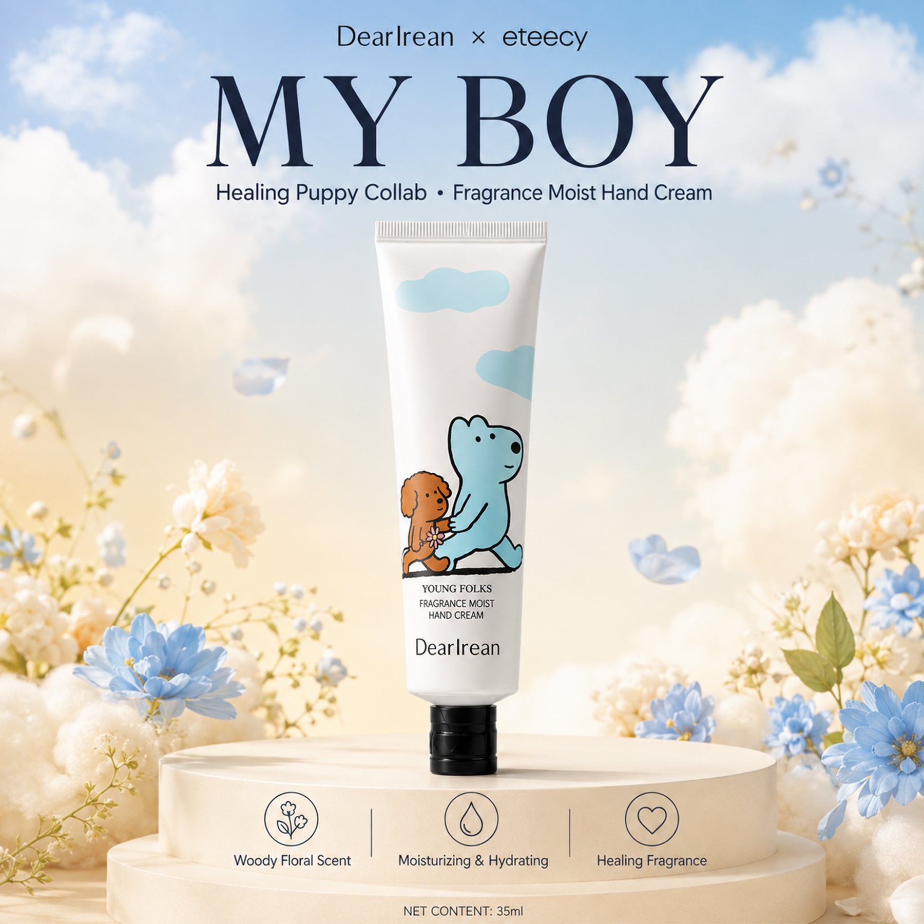 Dear Irean My Boy Crème Mains Nourrissante Parfumée Édition Eteecy 35 ml