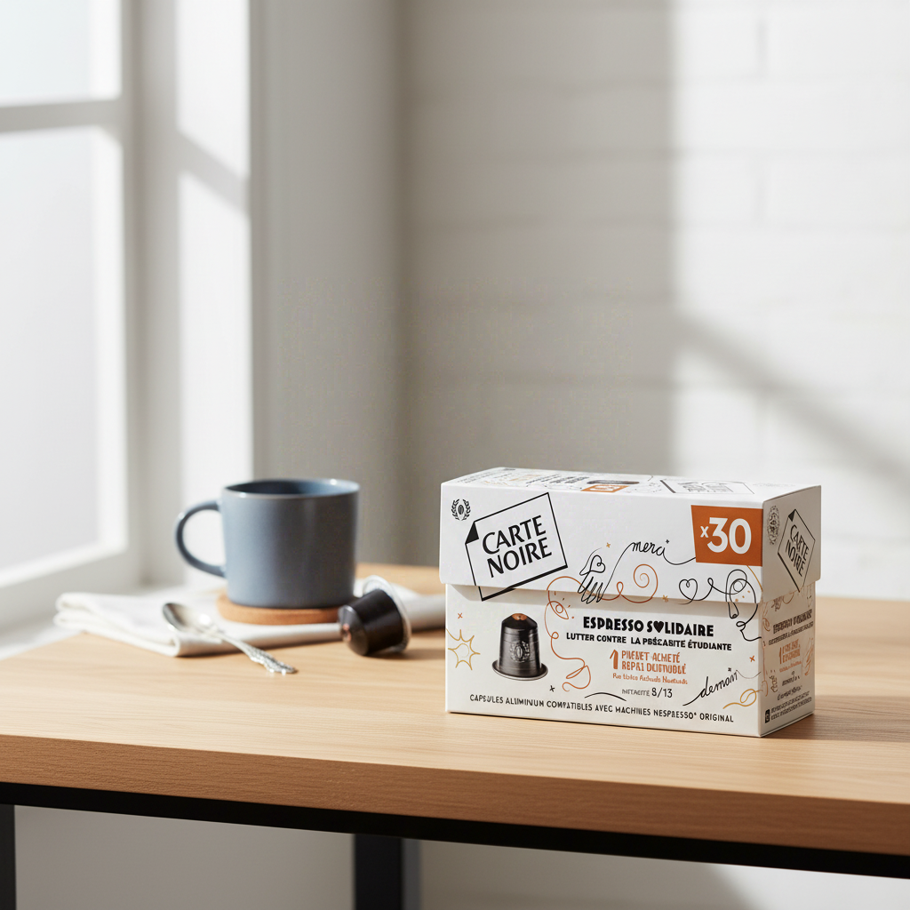 CARTE NOIRE Capsules compatibles Nespresso, 30 capsules