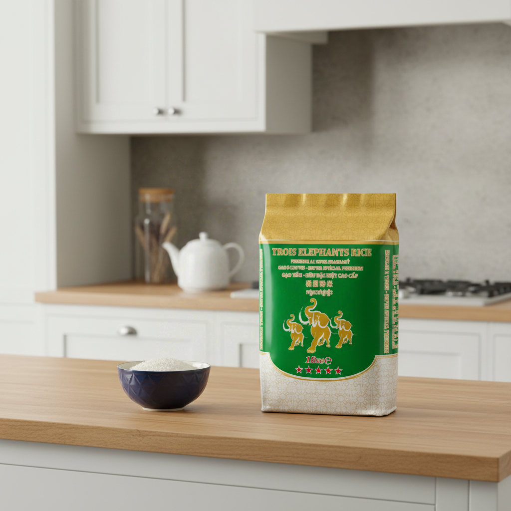 Golden Elephants Riz cassé fumé, Grade 2 - 18 kg