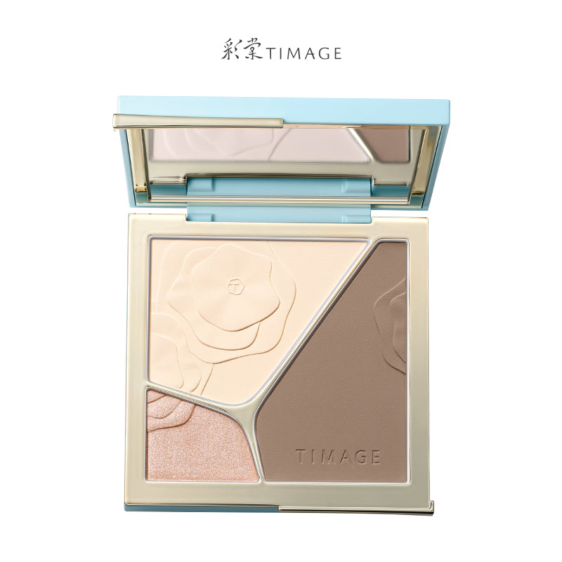 TIMAGE Palette de contouring lumière et ombre douces A01