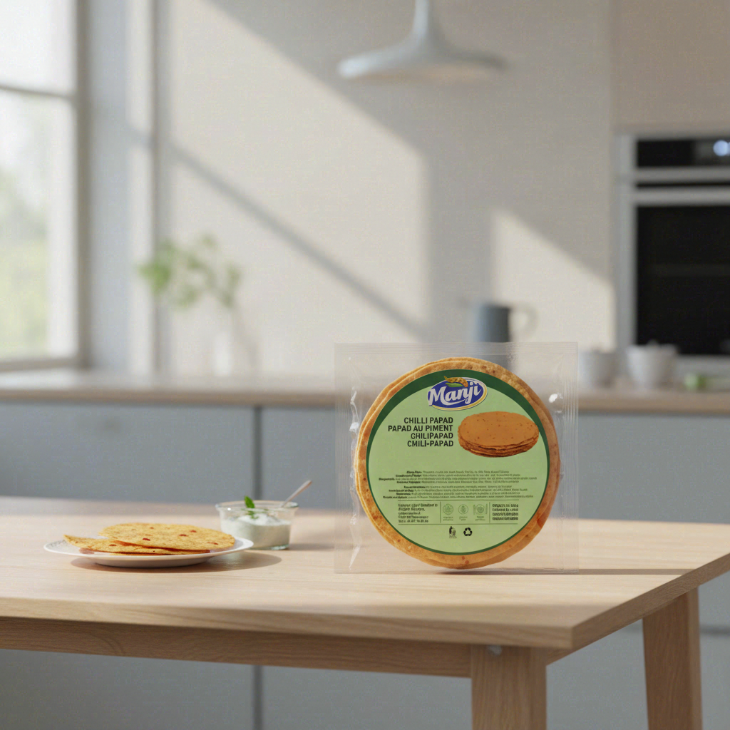 MANJI Papad au piment 100 g