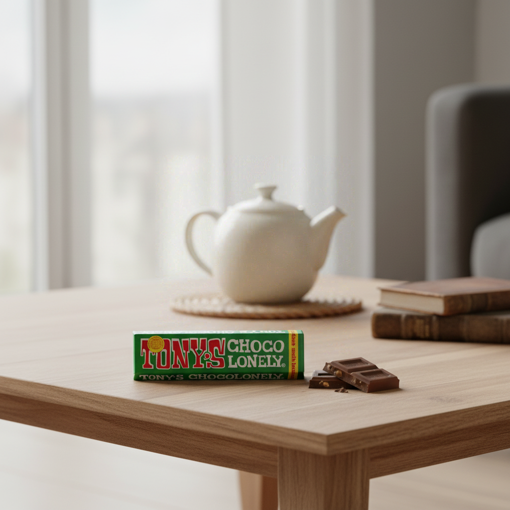 TONY'S CHOCOLONELY Chocolat au lait aux noisettes - 47 g