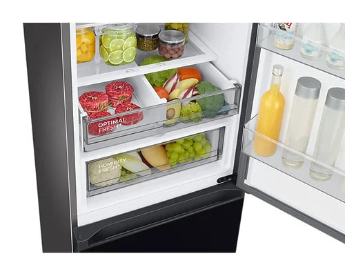SAMSUNG Réfrigérateur Combiné RB38C7B5C22 390 L Noir Classe C