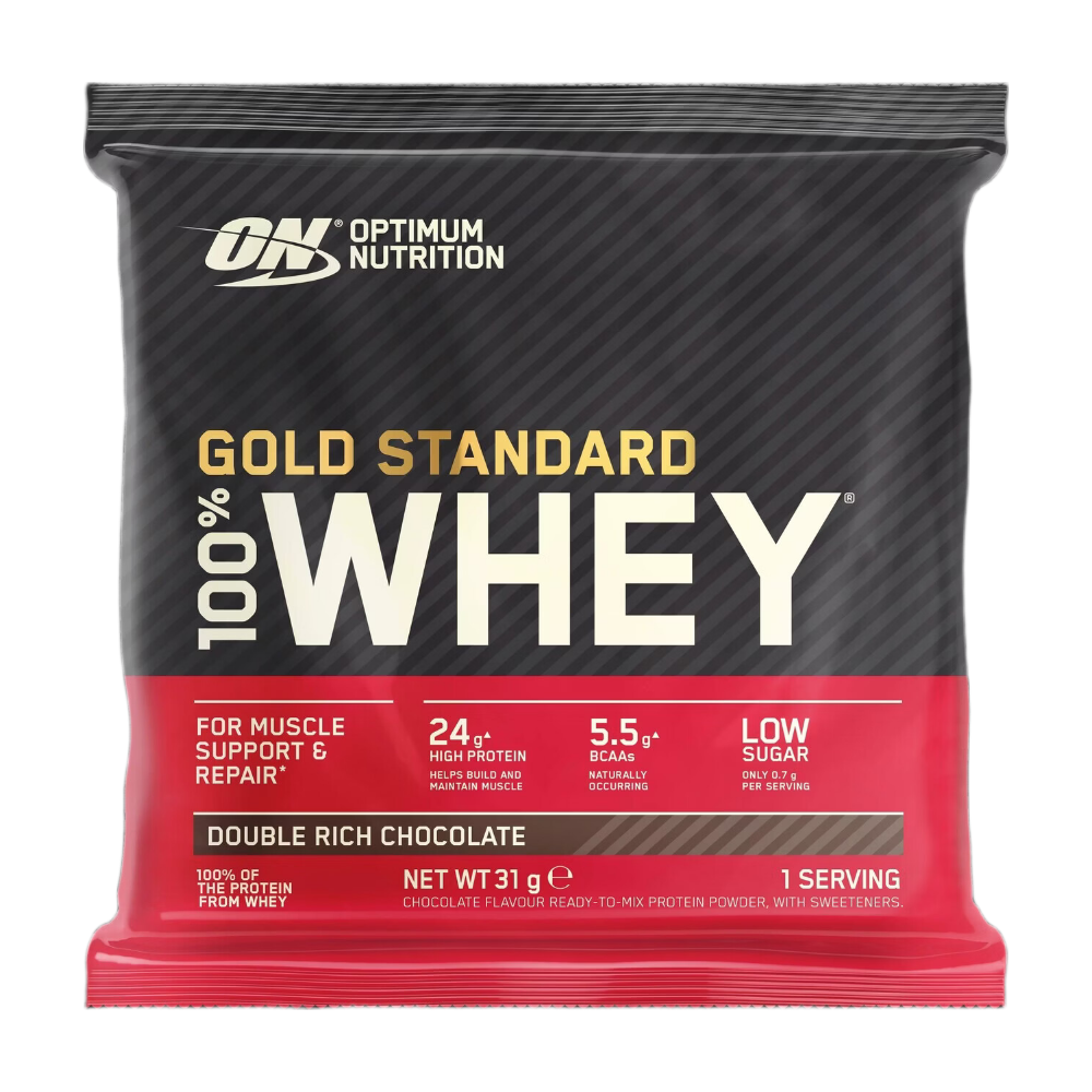 Optimum Nutrition 100% Whey Gold Standard 24 x 31 g Sachet Double Rich Chocolate