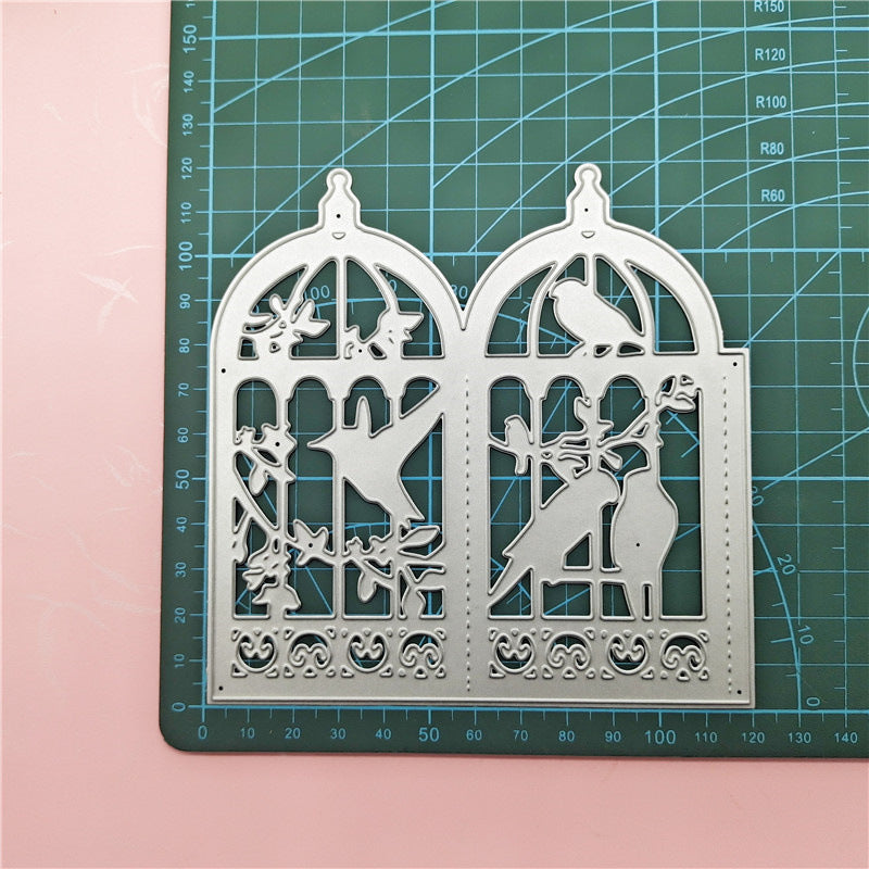 WhereHike Matrices de découpe en métal mariage, pochoirs de découpe, gabarit de découpe pour album de scrapbooking, carte en papier et gaufrage