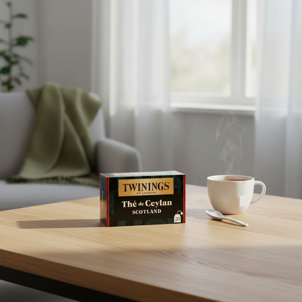 TWININGS Thé noir Ceylan - 20 sachets / 40 g