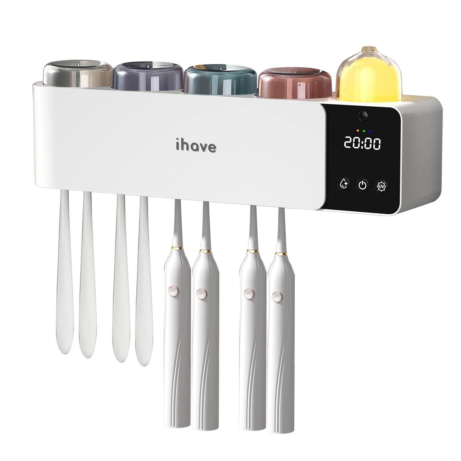 iHave F104 Stérilisateur de brosse à dents avec porte-brosse à dents