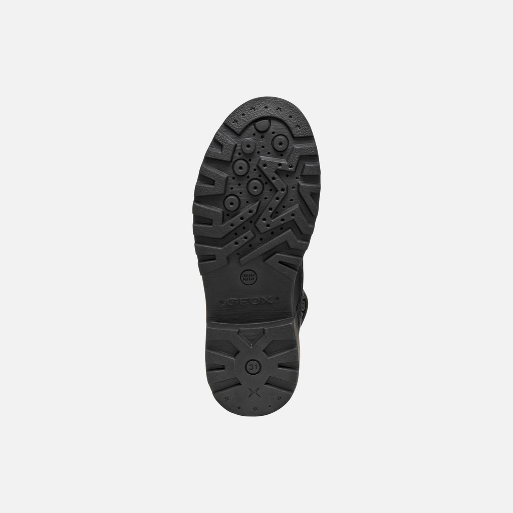 GEOX Bottes Casey Junior Fille Noir (Harry Potter)