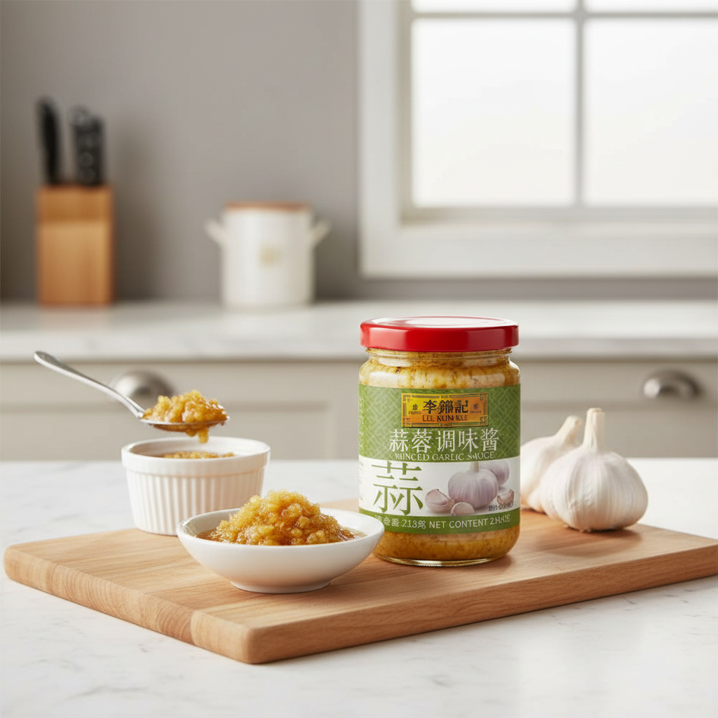 LEE KUM KEE Sauce à l'ail haché - 326 g