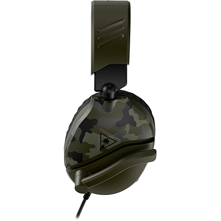 TURTLE BEACH Recon 70 Casque Gaming Filaire (Prise 3.5mm) - Micro Muet par Basculement - PC, PS5, Switch 2 & Xbox Series X|S - Camouflage Vert