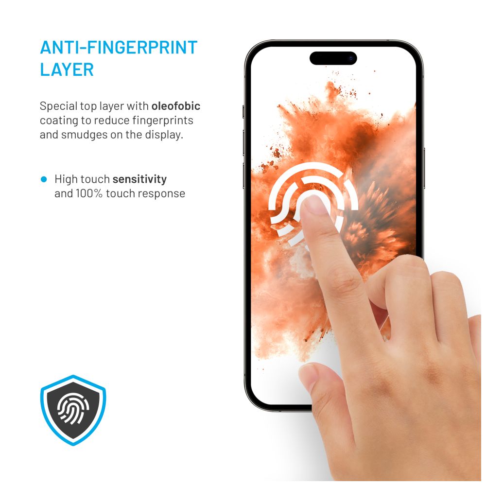 FIXED Protection d'écran en verre trempé 2,5D pour Apple iPhone Air, lot de 2