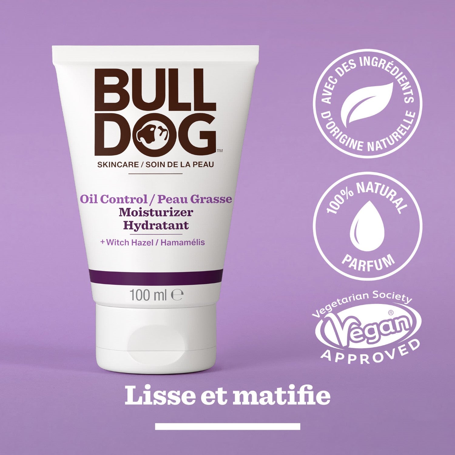 BULLDOG SKINCARE Peau Grasse - Soin Hydratant - 100ml