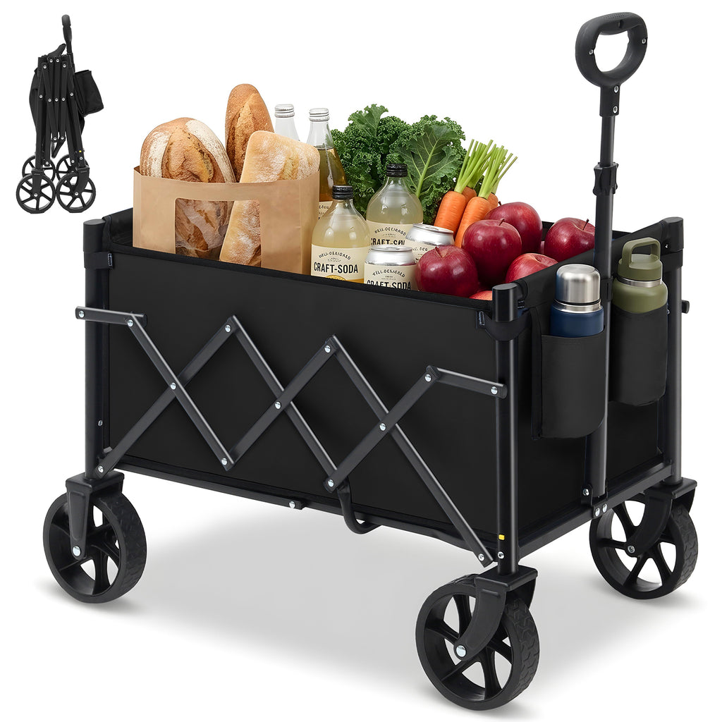 Sekey Chariot à roulettes Capacité 80 kg Noir