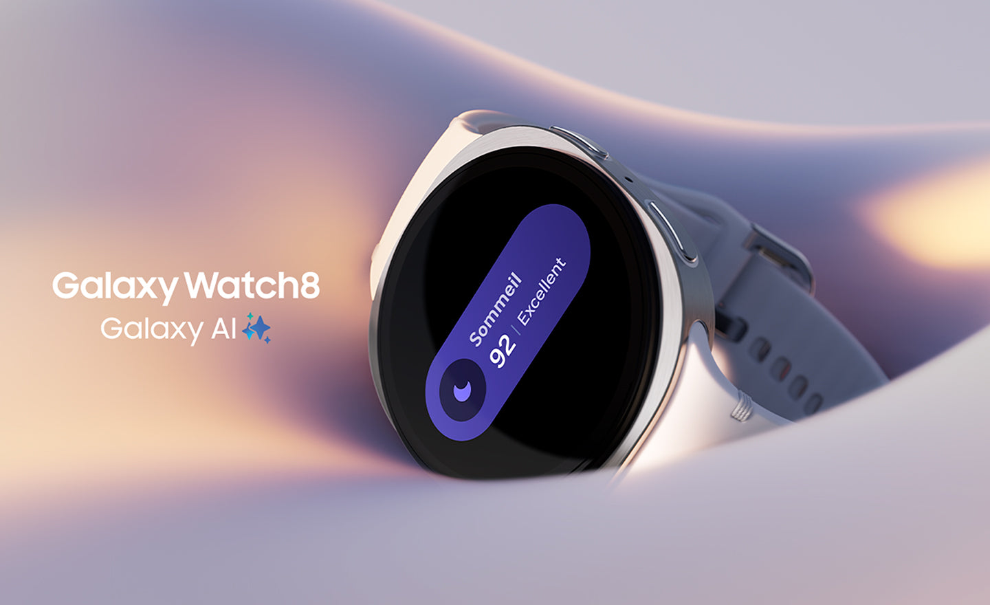 Samsung Galaxy Watch 8 Bluetooth 40 mm - Argent