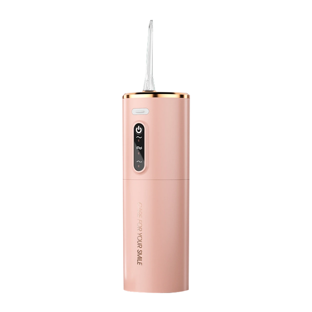 Rushi R-B31A Hydropulseur électrique, Réservoir d'eau de 280 ml, Batterie de 1200 mAh, Rose