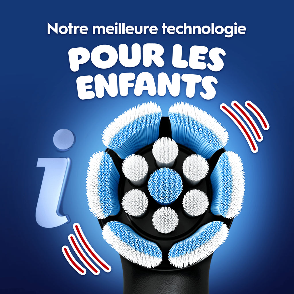 Oral-B iO Spider-Man Brosse à dents électrique pour enfants 1 brossette 1 étui de voyage