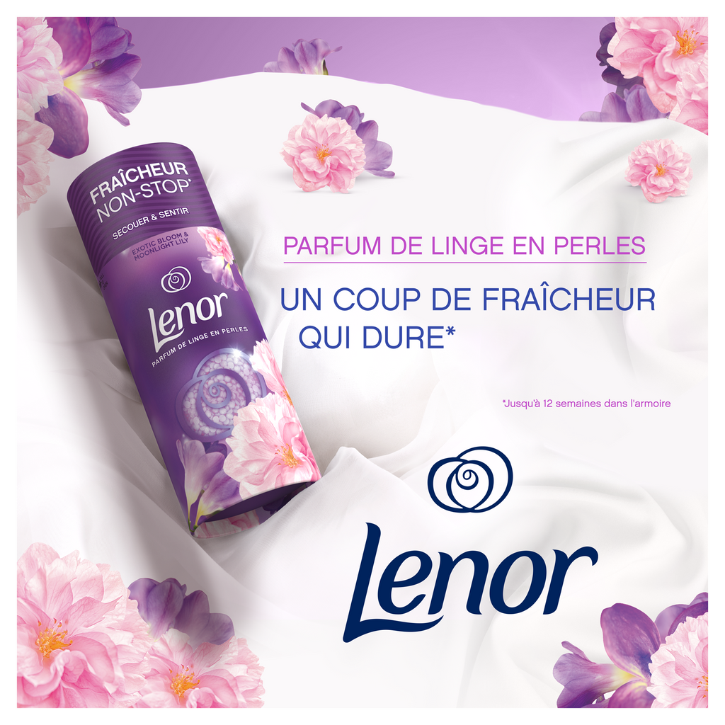 LENOR Feuilles de séchage pour laine Bouquet Floral 11 feuilles 140 g