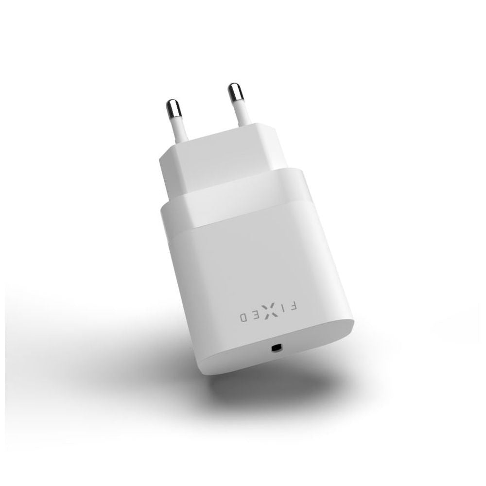 FIXED Chargeur de voyage USB-C 20 W, blanc