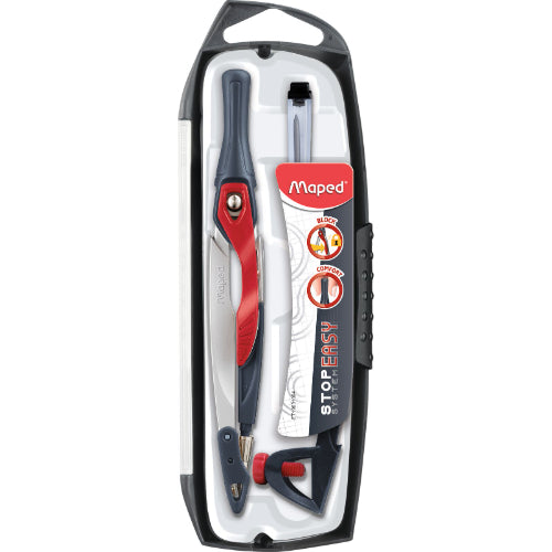 Maped Set de Compas Stop Easy – Couleurs Assorties