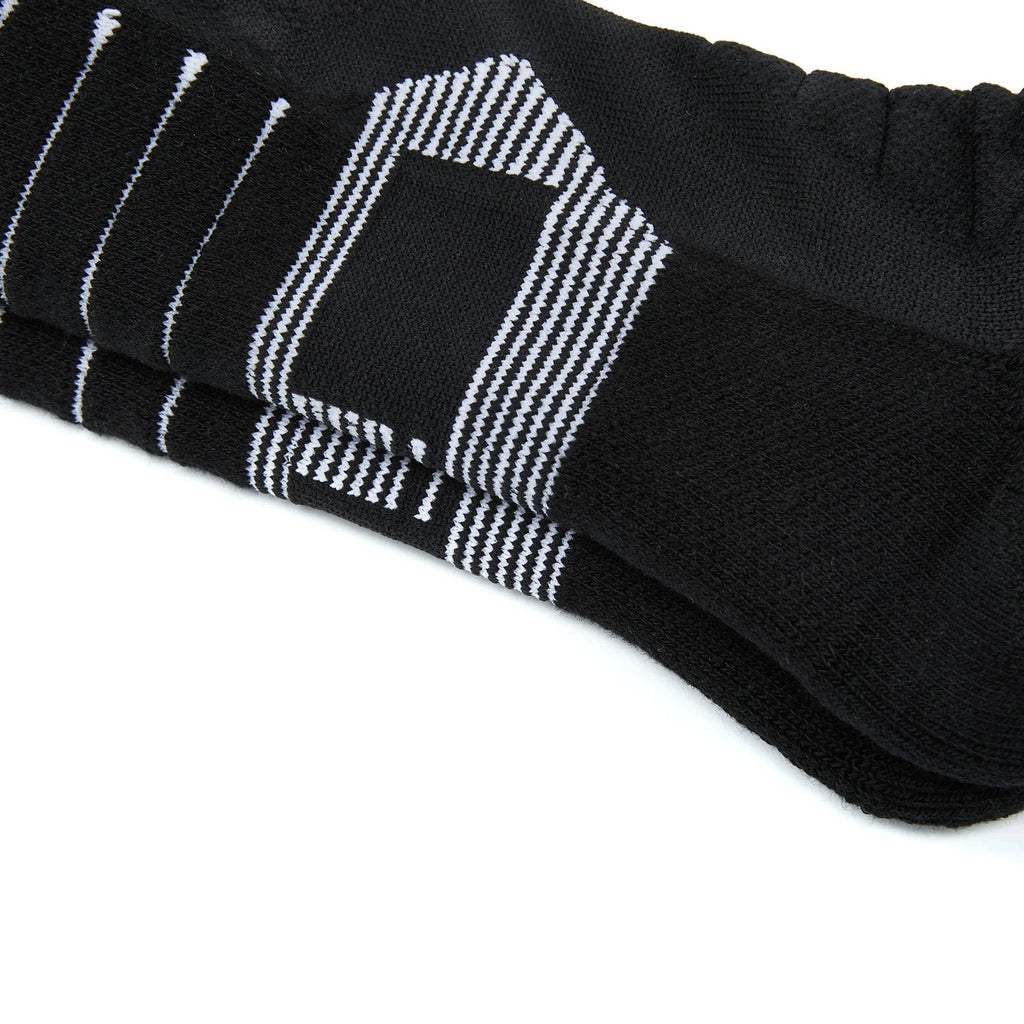 LI-NING Chaussettes mi-longues de basket-ball résistantes, confortables et respirantes noir XL