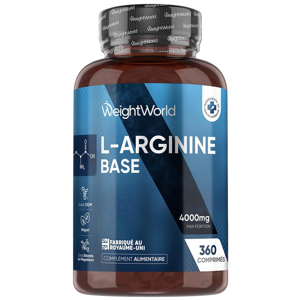 WeightWorld L-arginine 4000 mg 360 comprimés