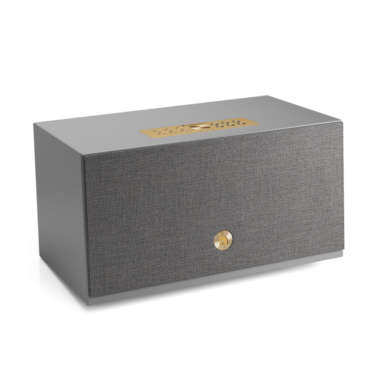 Audio Pro C10 MkII Gris Enceinte multiroom compacte sans fil Wi‑Fi AirPlay2 - Bluetooth, Google Cast et système multiroom Audio Pro, 6 Préréglages, Panneau frontal en tissu amovible