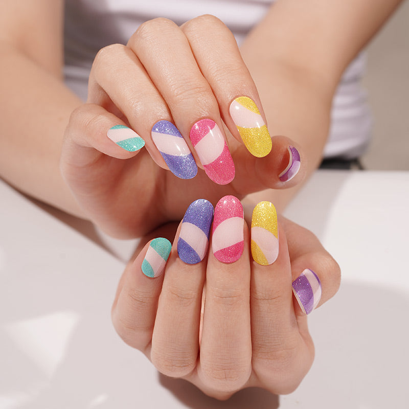 MeoMagic 14-259 Autocollants gels pour ongles - 20 pièces