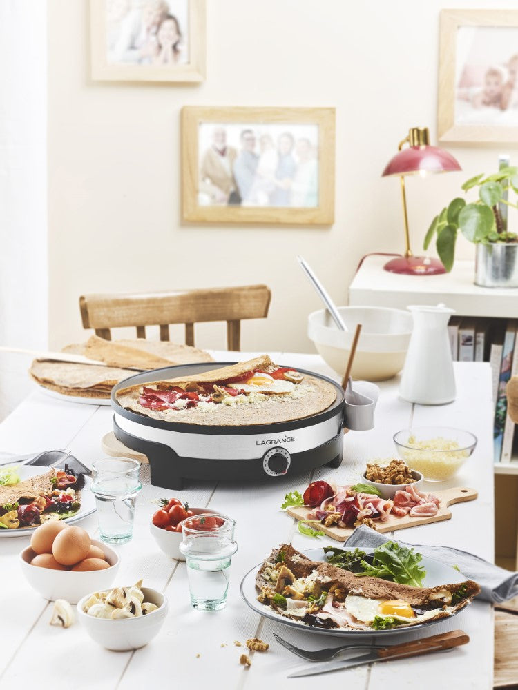 Lagrange Crêpière 1500 W 35 cm noir/gris