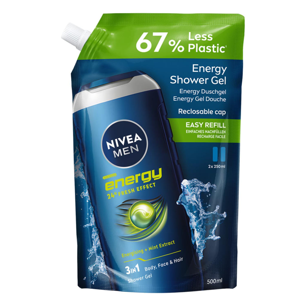 NIVEA Recharge Douche Corps Energy 500 ml