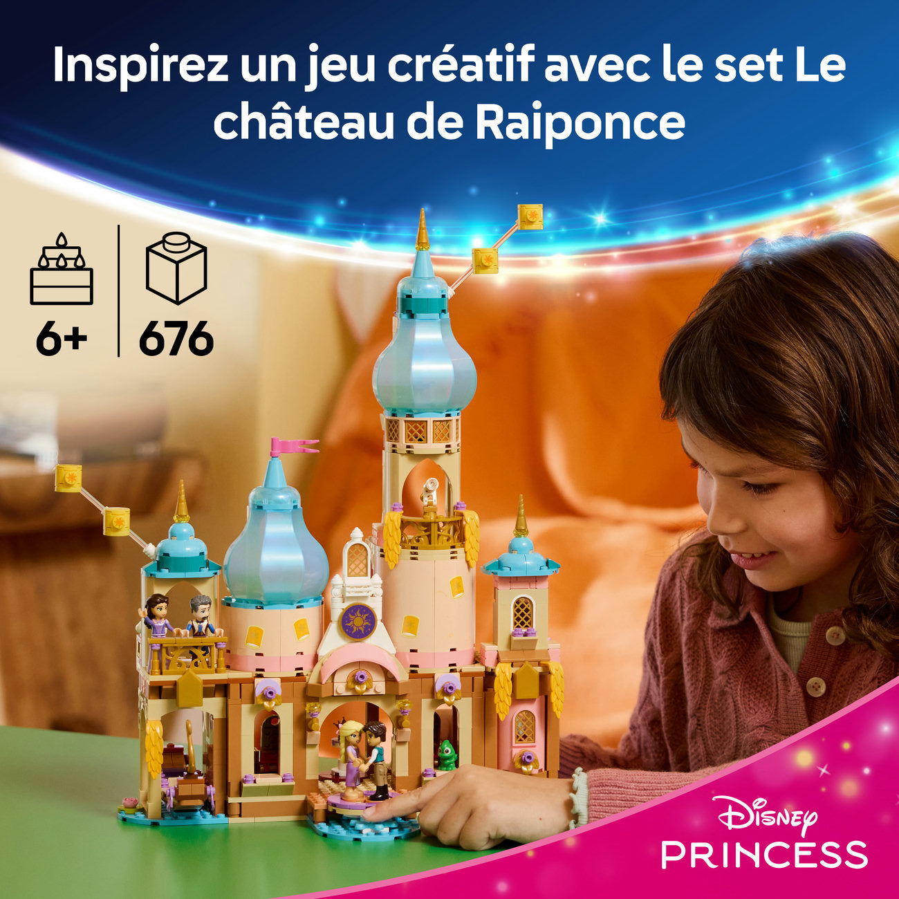 LEGO Disney Princess Set de construction du château de Raiponce 43297