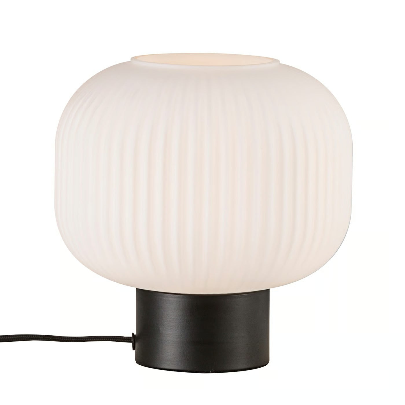 Lampe à poser MILFORD verre noir IP20 E27 - Nordlux, Intérieur