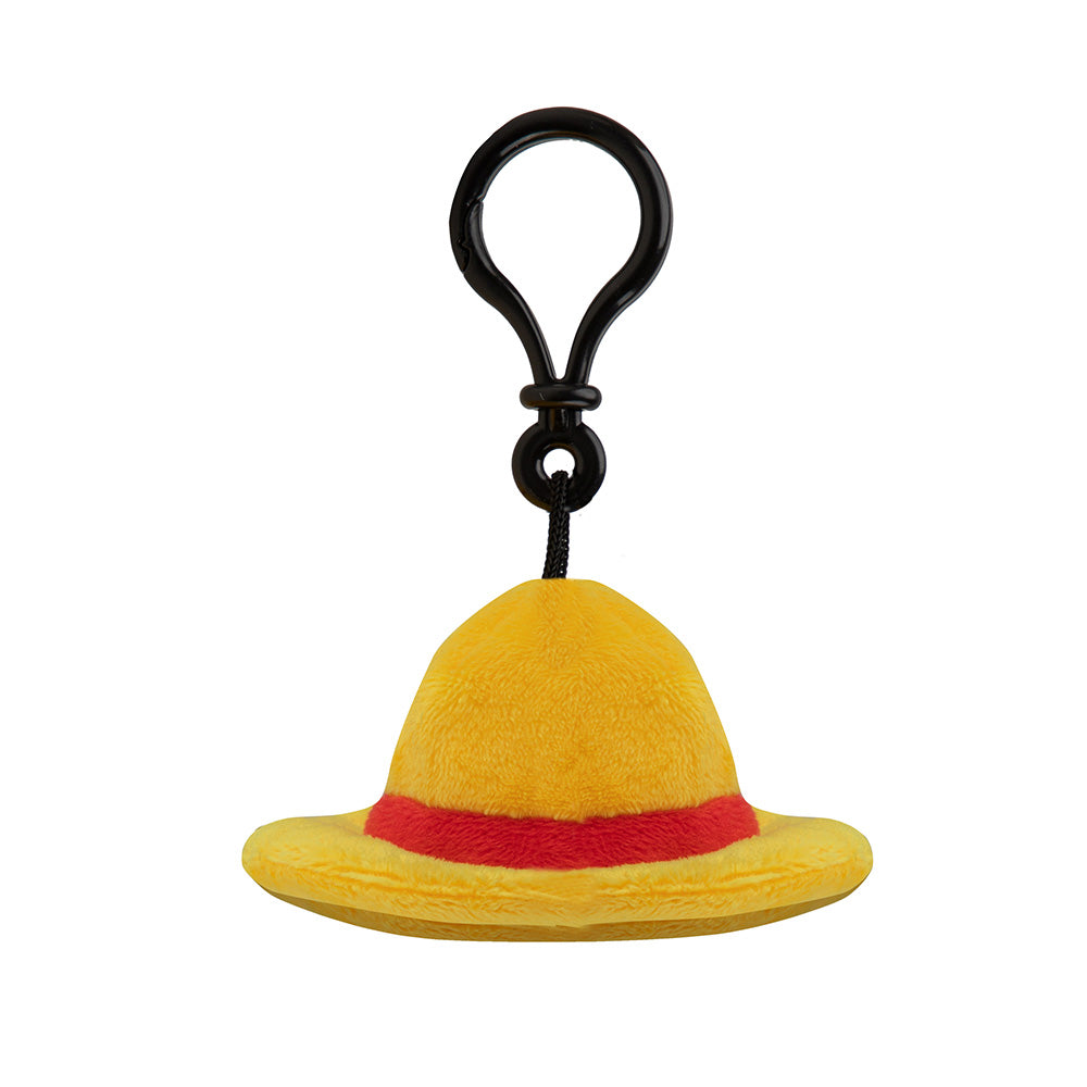 One Piece Porte-clés en Peluche Monkey D Luffy Décoration de Noël Sapin de Noël Décoration à Suspendre Charms de Sac Pendentif Chapeau Cosplay Anime Cadeau pour Fête des Fêtes