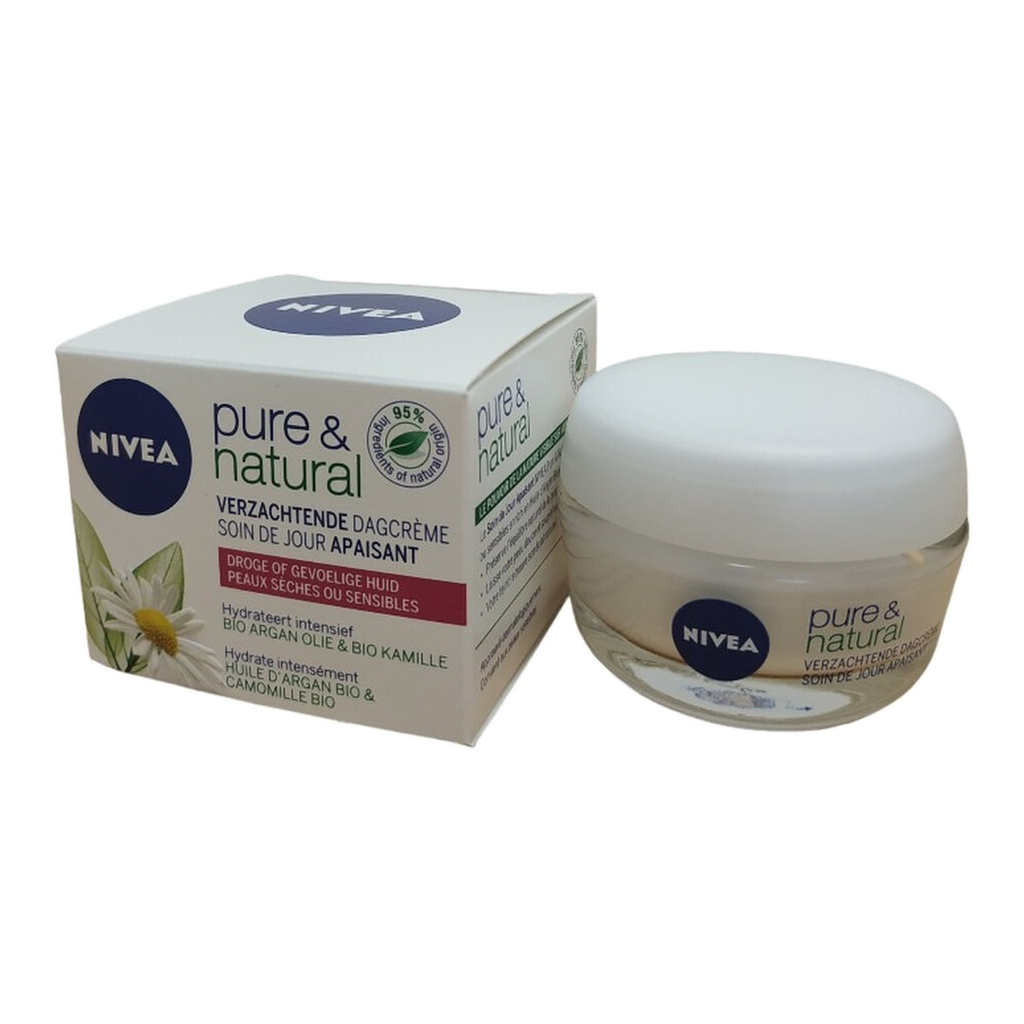 NIVEA Crème pour le visage Pure & Natural - 75 ml