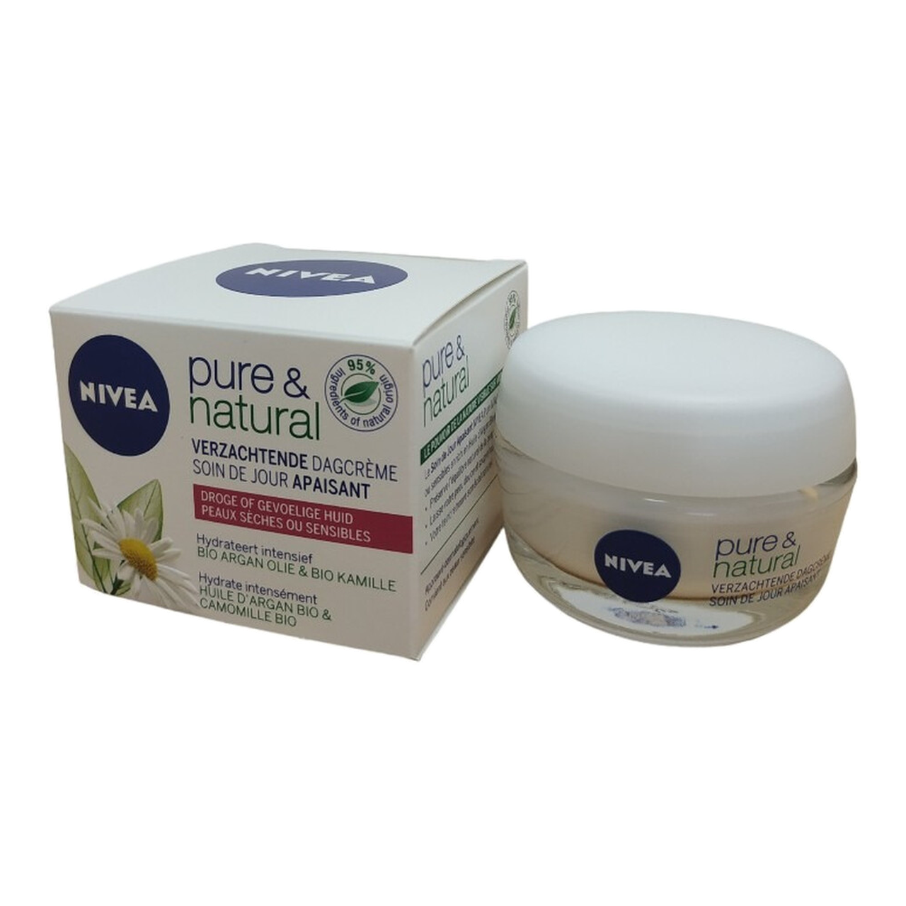 NIVEA Crème pour le visage Pure & Natural - 75 ml