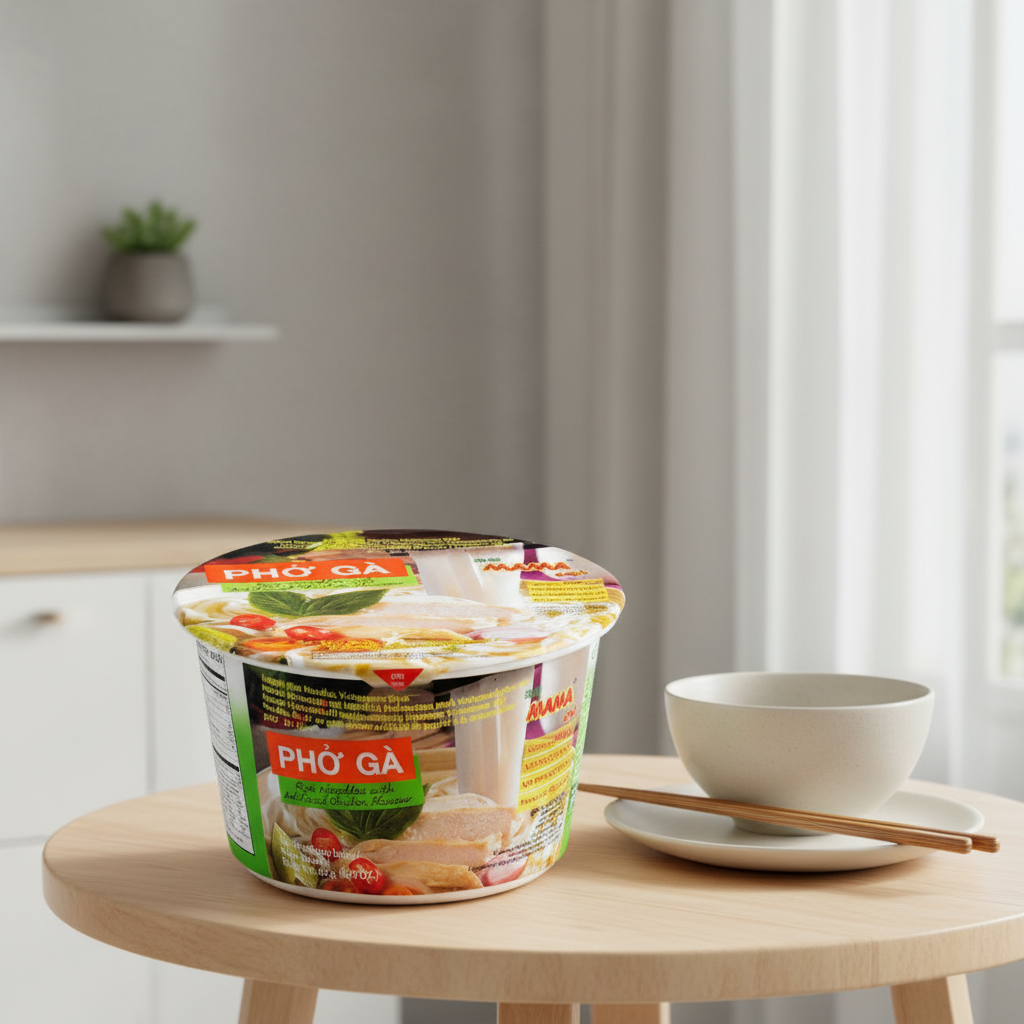 MAMA - Nouilles en bol saveur poulet - 65 g