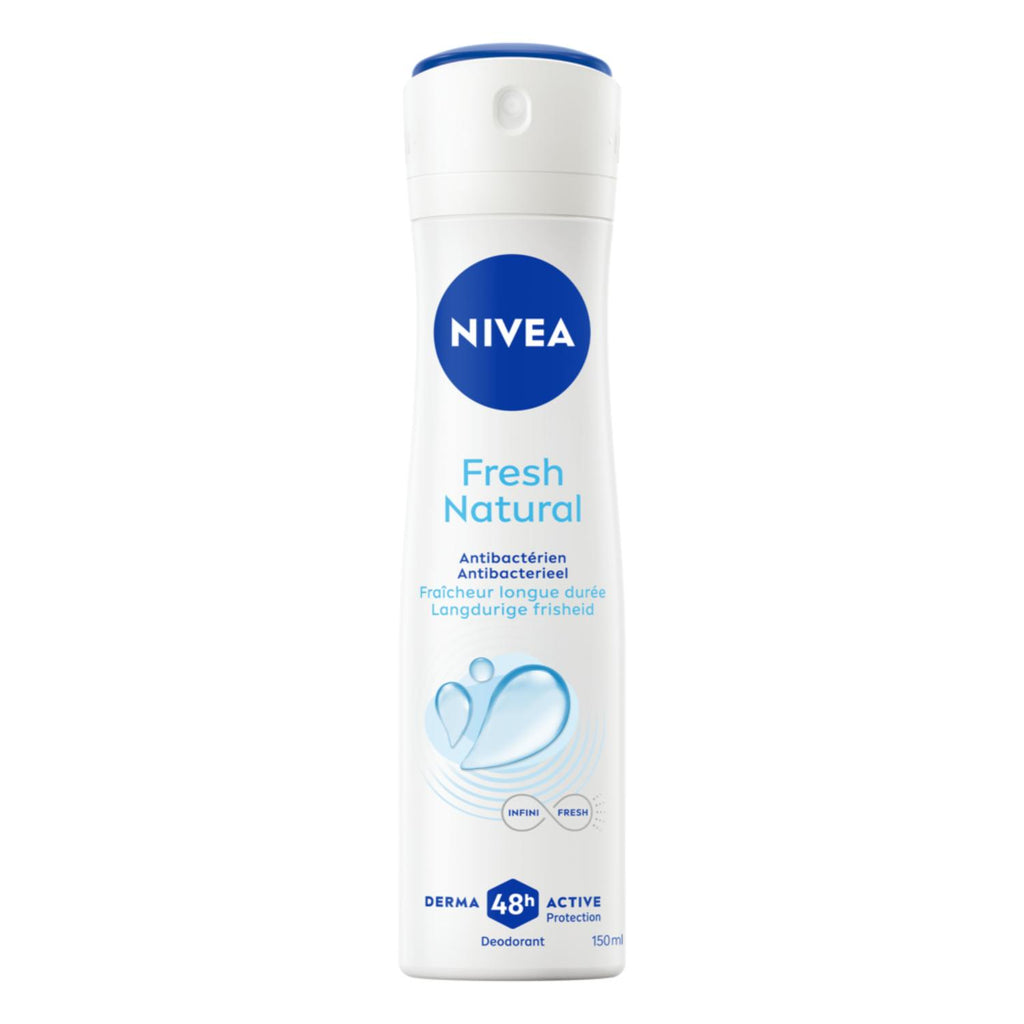 NIVEA Déodorant Femme Aisselles Fresh Natural Protection 48h Spray 150ml