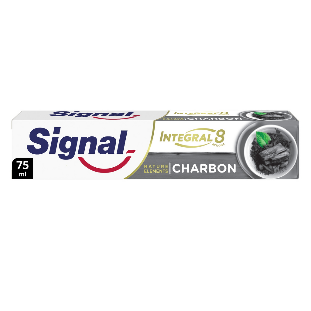 SIGNAL Dentifrice Integral 8 Nature Elements Charbon - 75ml