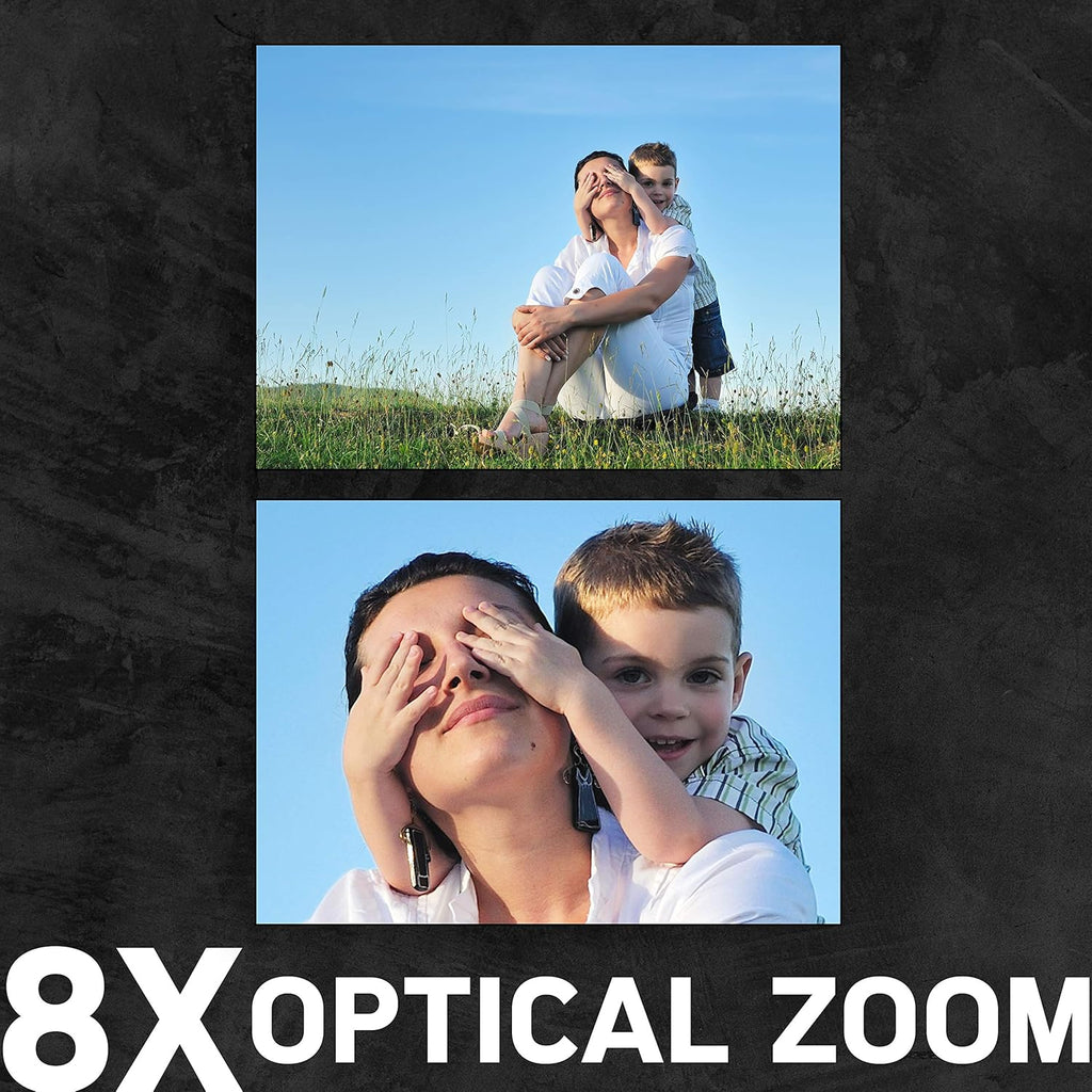 AgfaPhoto Appareil photo numérique compact 18 Mpx avec zoom optique 8x - Noir