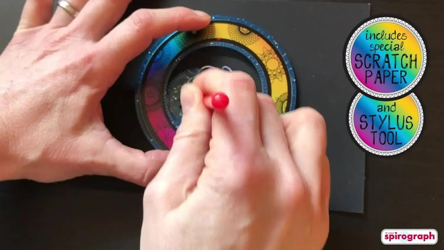 Spirograph - Spirograph Multicolore et Pailleté