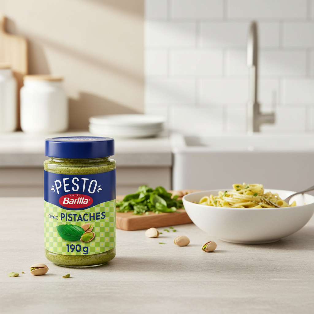Barilla Pesto pistache et basilic - 190 g