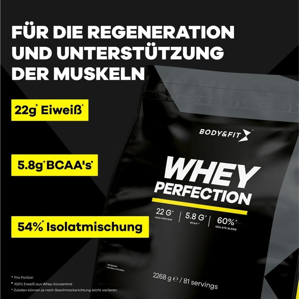 Body & Fit Whey Perfection Milkshake au Chocolat 896 g (32 Portions)