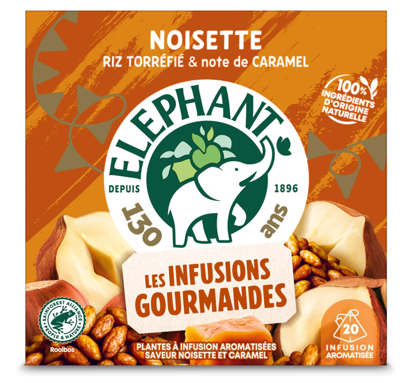 ÉLÉPHANT - Noisette, Riz torréfié & touche de caramel 20xPYR