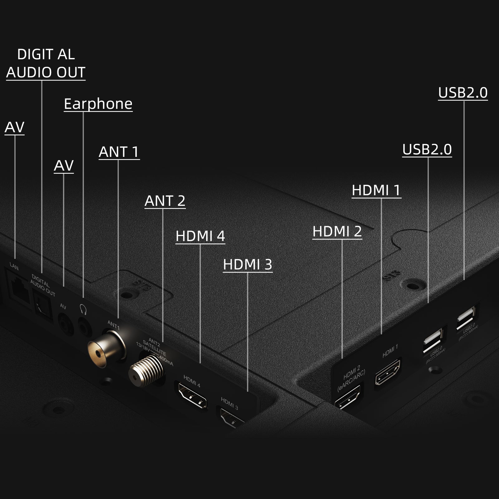 CHiQ M65QN9E TV 4K UHD Mini LED QLED 65" | Dolby Atmos/Vision | DLG 120Hz + MEMC | Google TV (Android 14) | Google Assistant | Cadre en métal & Design fin