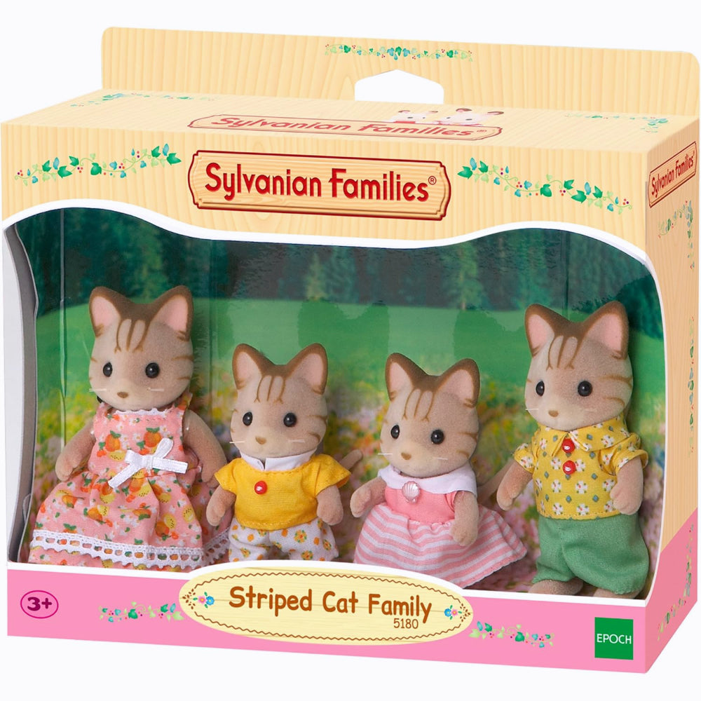 Sylvanian Families Ensemble de la famille chat tacheté 5180 Pack