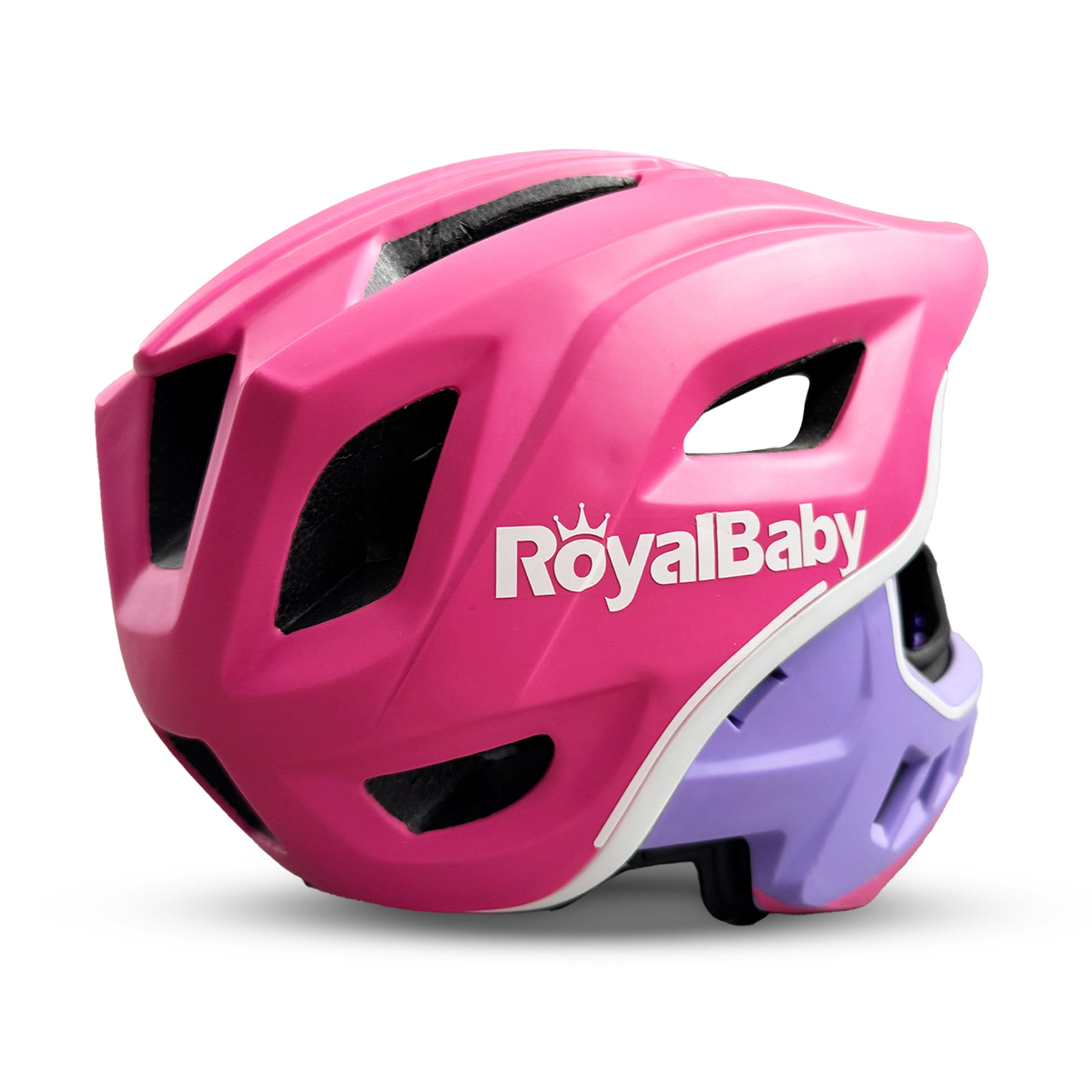 RoyalBaby Casque intégral, Rose, Poids net 0,75 kg
