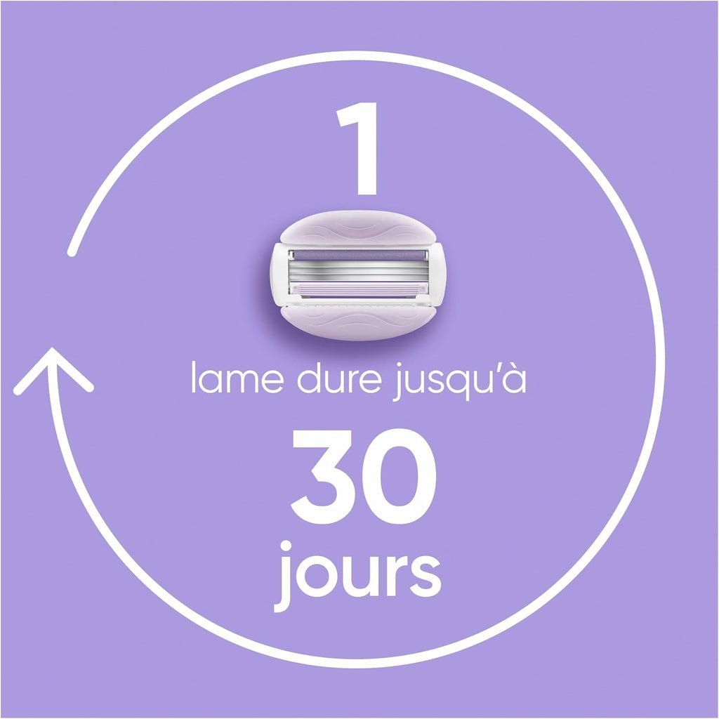 Gillette Venus ComfortGlide Breeze Recharges de Lames de Rasoir pour Femme Lot de 8