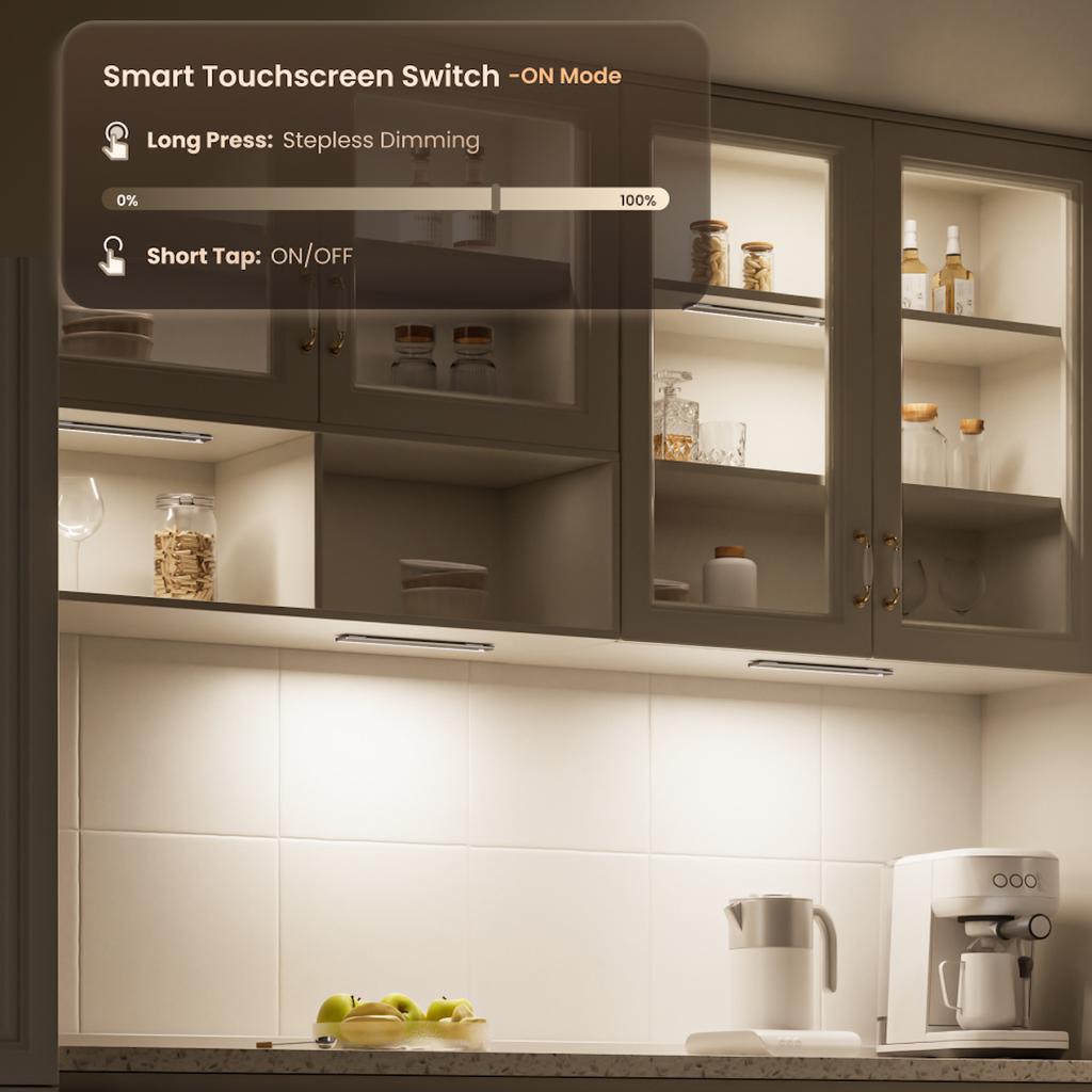 Yeelight A30 Lot de 2 éclairages d'armoire ultra-fins à synchronisation intelligente