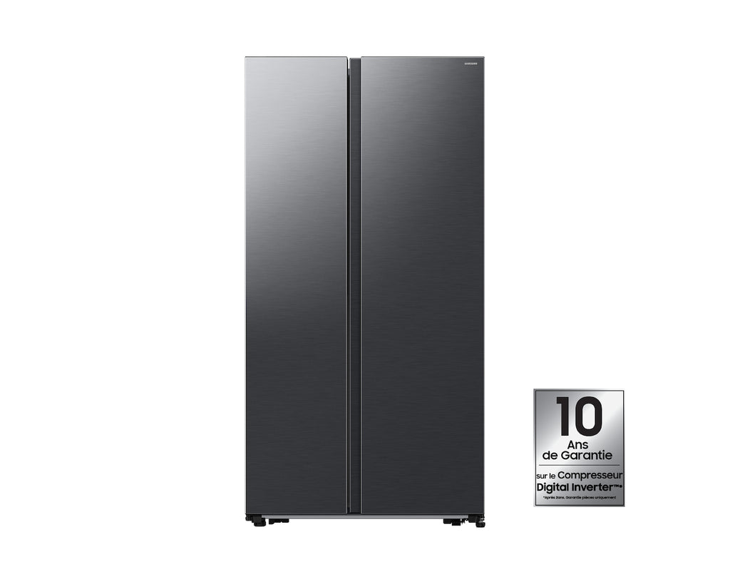 SAMSUNG Réfrigérateur Américain RS57DG410EB4 - 583 L - Classe E - Noir