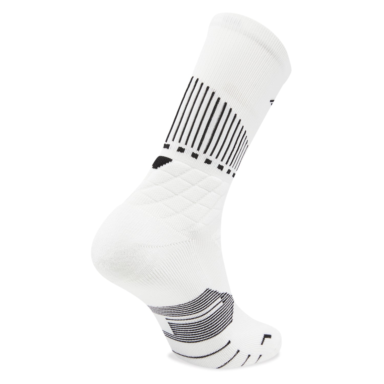 LI-NING Chaussettes mi-longues de basket-ball résistantes, confortables et respirantes blanc XL
